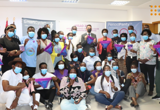 Trainees of Menstrual Hygiene and Management to replicate throughout the provinces in Angola.