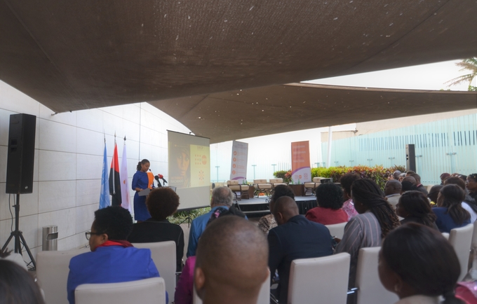 Abertura do Evento pela Representante do UNFPA Angola, Florbela Fernandes