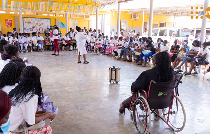 Promoting education to dispel the myths of menstruation and disability