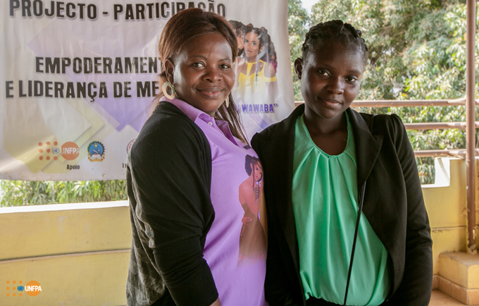 Benvinda, for the closest, is a young 18-year-old girl who had her life course changed at the moment she connected to the girl’s empowerment program developed by UNFPA and ministered by Youth Support Centre at Cuca neighbourhood, Hoji-Ya-Henda district, Sambizanga municipality, where she lives.