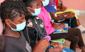 Promoting gender equality and fighting stigma through menstrual health trainings in Angola
