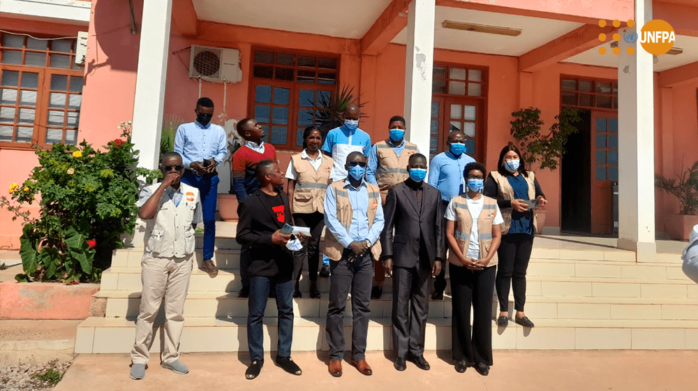 Visit to the Cacula Municipal Administration by Dr. Mady Biaye UNFPA Representative and Sarah Rwiyamirira, UNFPA Angola Chief of