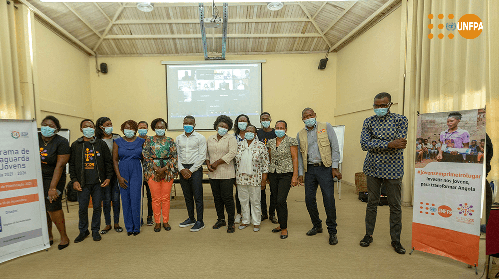 UNFPA members and their SYP implementing partners in Angola.