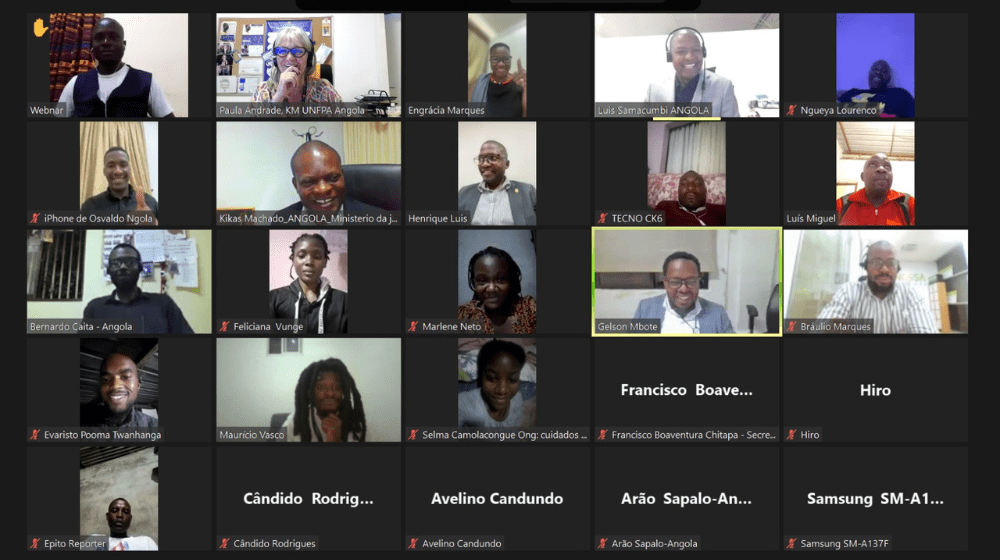 Webinar on ‘Angolan Youth Participation and the Implementation of the Youth, Peace and Security Agenda’