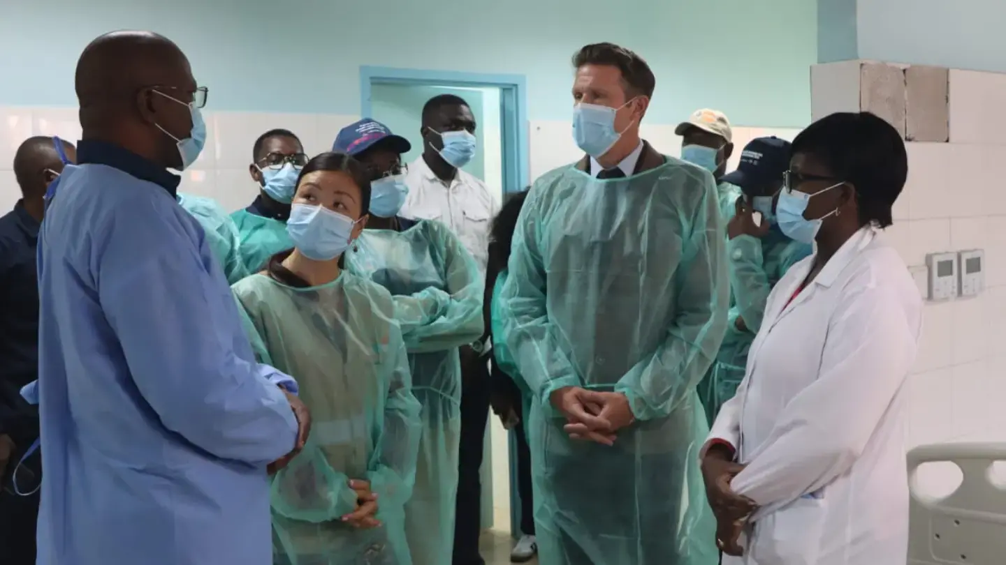 Missão conjunta da Noruega e UNFPA visita programas de Saúde Sexual e Reprodutiva no Cunene e na Huíla