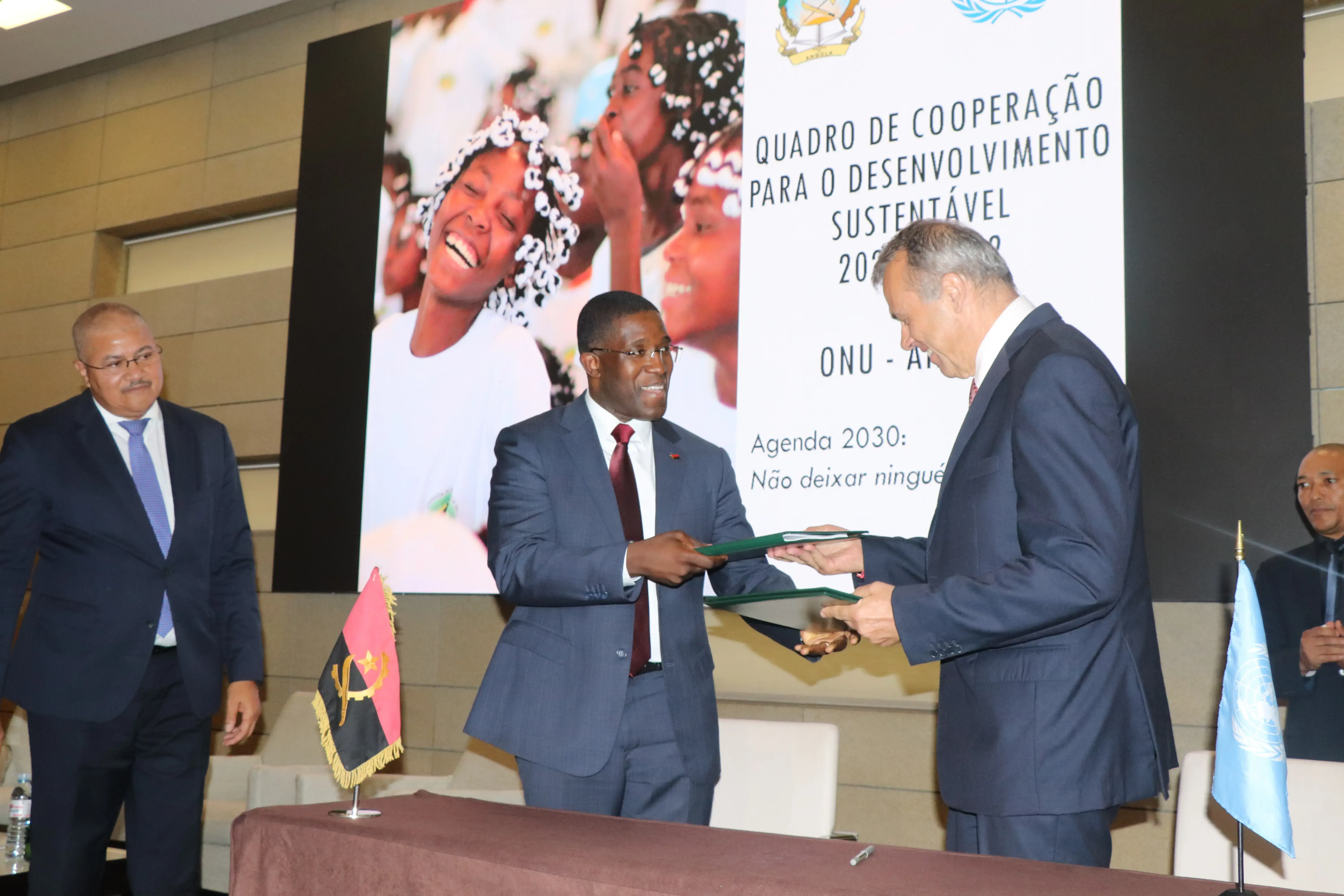 Novo Quadro de Cooperação assinado entre o Governo de Angola e as Nações Unidas  