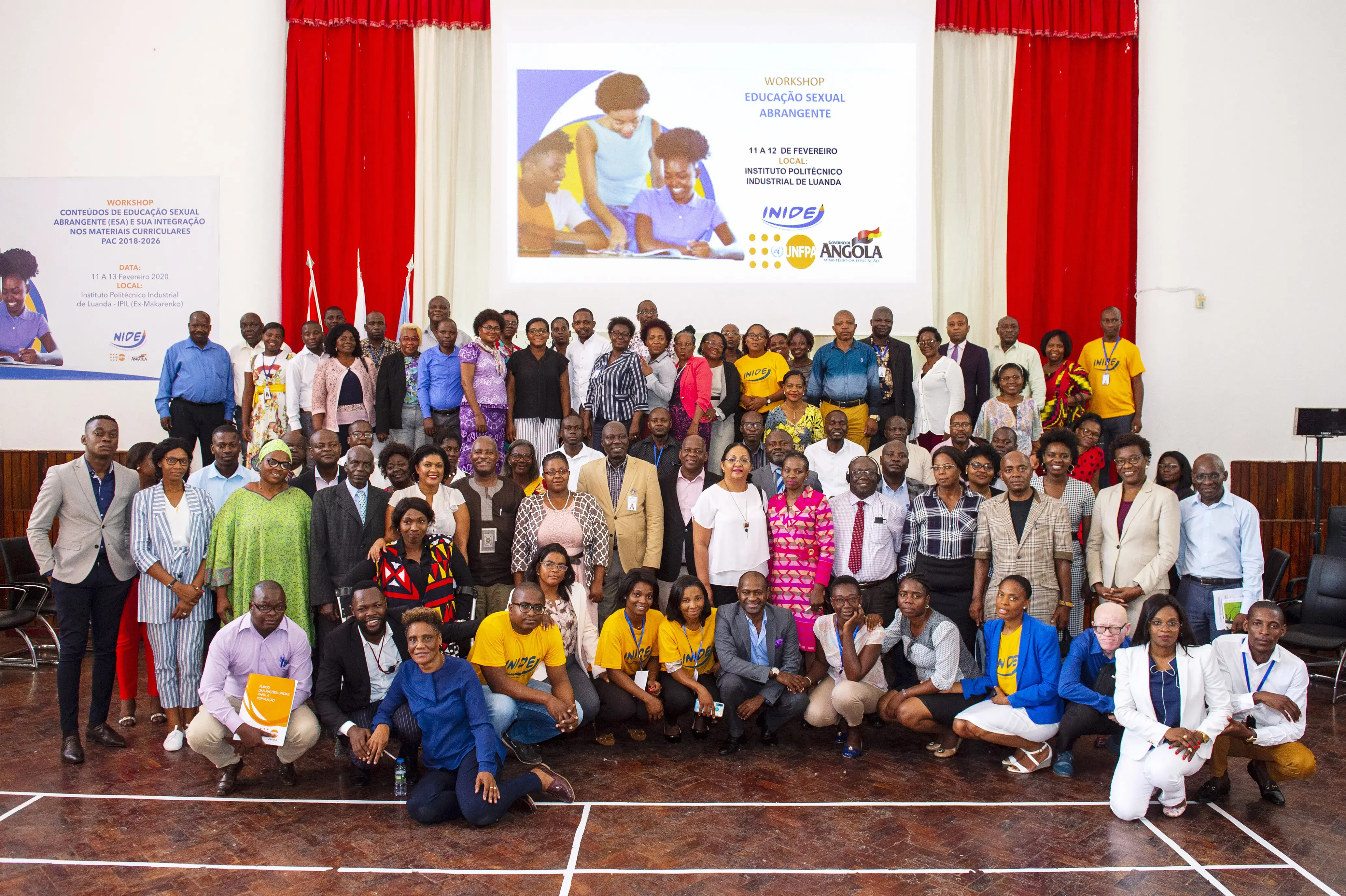 Workshop Internacional sobre Conteúdos de Educação Sexual Abrangente (ESA) com o apoio do UNFPA