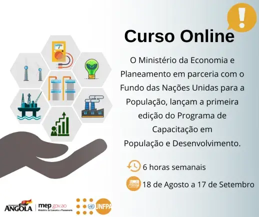 Programa de Capacitação em População & Desenvolvimento. Curso Online 18 de Agosto a 17 de Setembro de 2020 