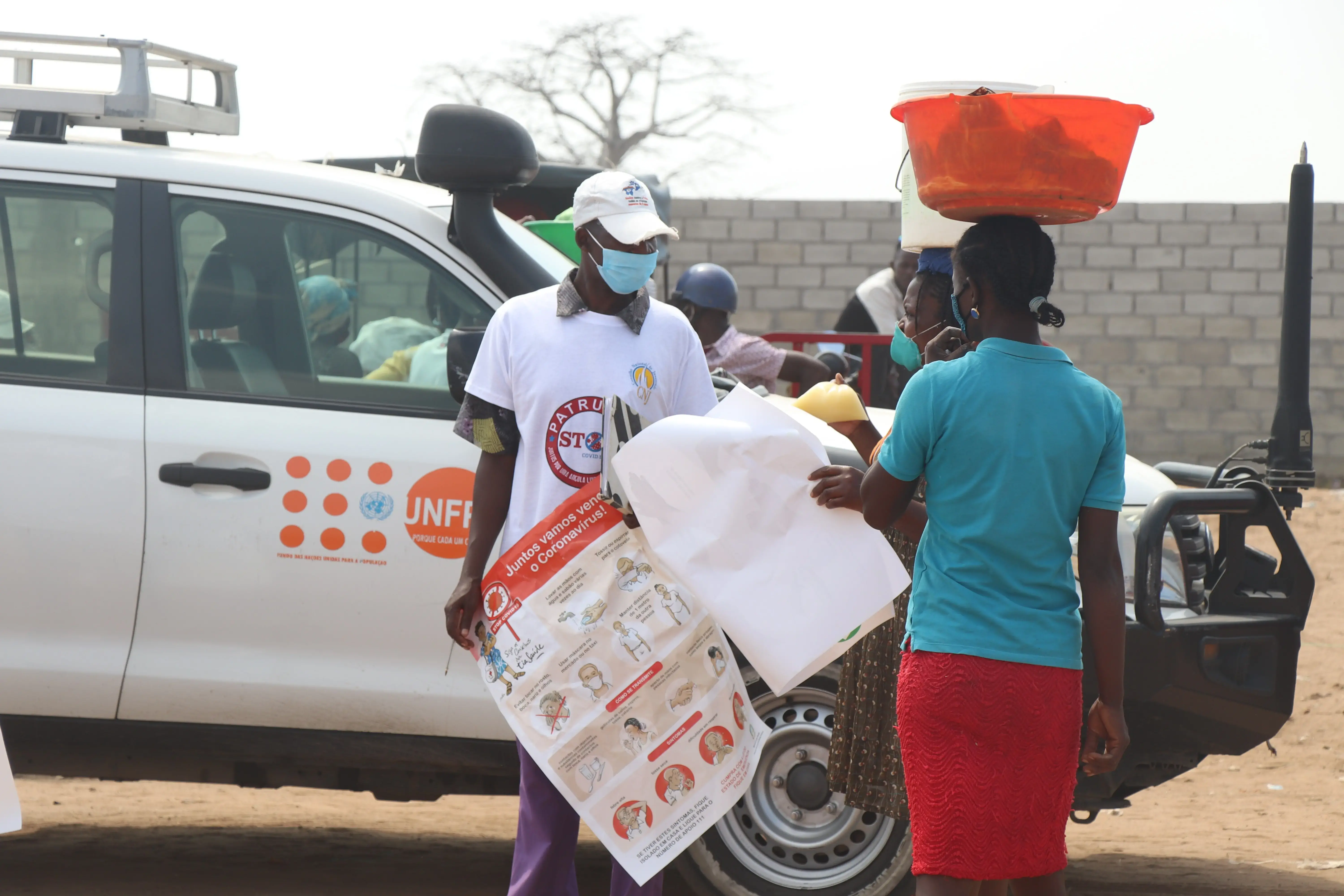  UNFPA Angola apoia CNJ no Projecto “Patrulha Stop COVID-19” nos Ramiros