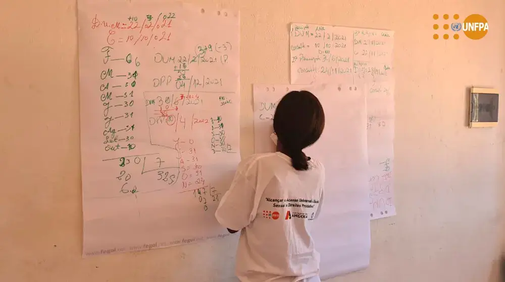 Training of health technicians in southern Angola